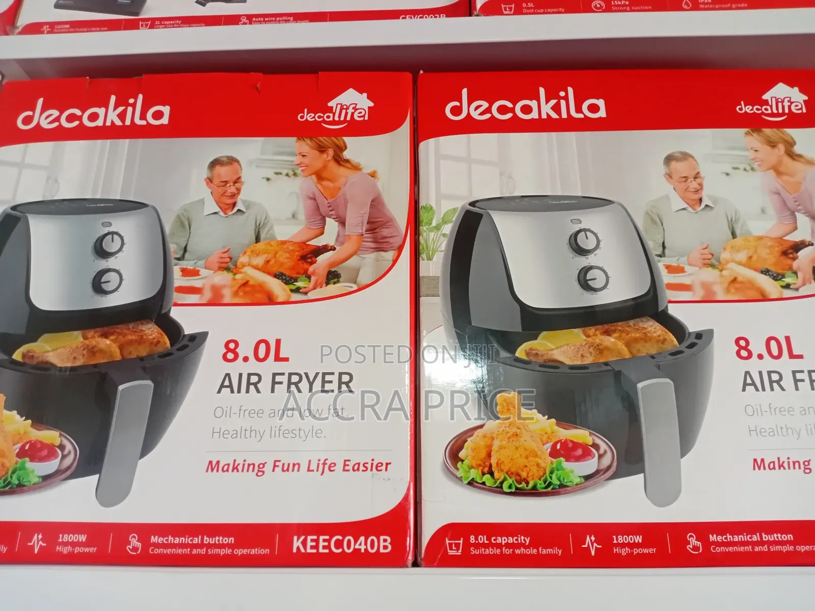 High Power 1800w/8l Decakila Air Fryer