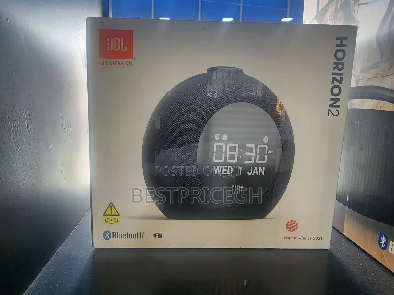 JBL Horizon 2 Bluetooth Clock Radio Speaker With Fm.