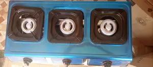 Nasco 3in1 Burner Gas Stove With Shelves