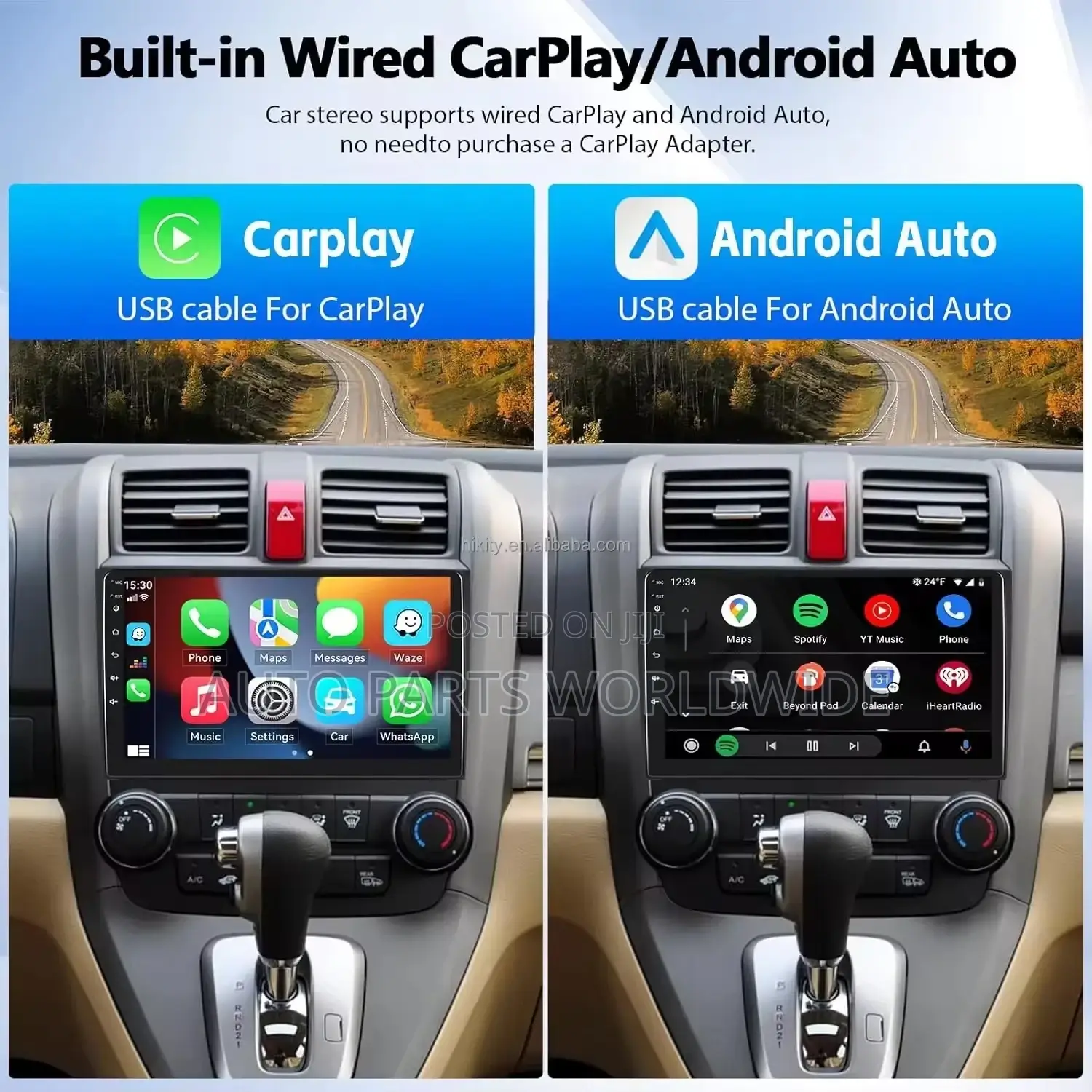 Honda Accord Android /Apple Carplay Screen 2007-2011