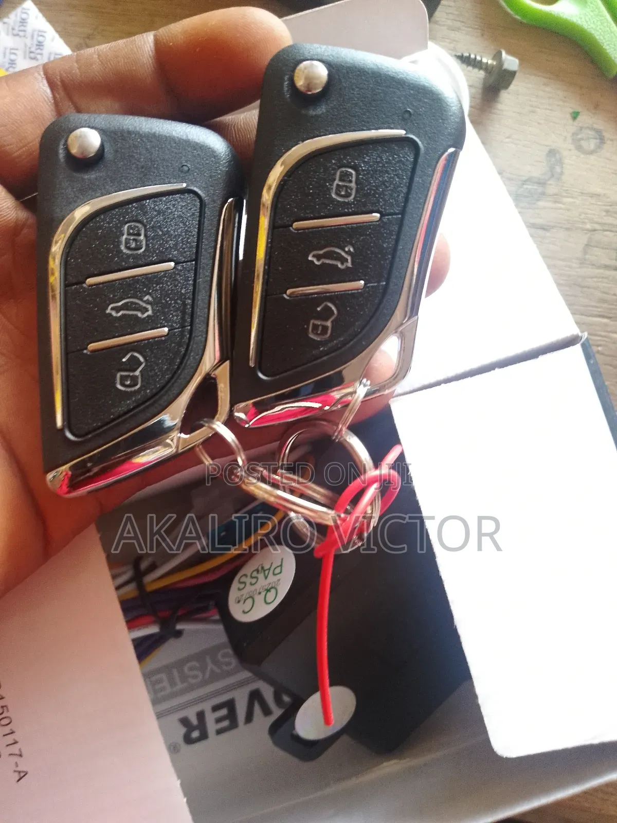 Octopus Keyless Entry System With Flipping Key