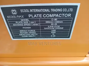 Plate Compactor Ey20 Model C-90 Gasoline Unit