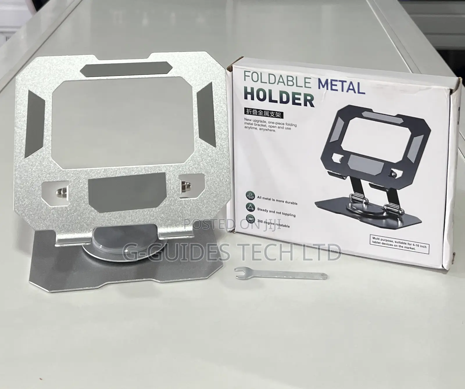Table Foldable Metal Holder, iPads Metal Stand