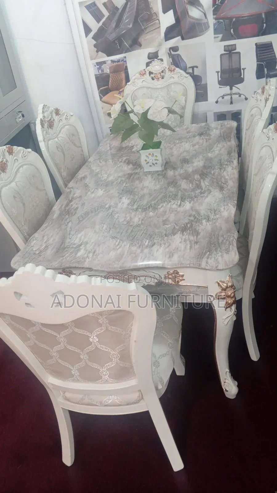 Marble Dining Free Delivery With Accra