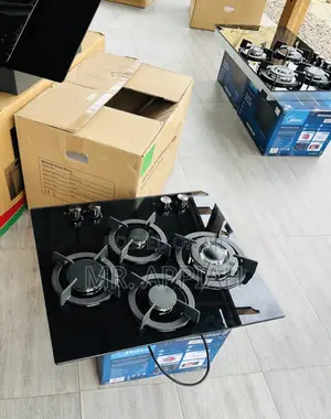 Kenwood 60cm in Built 4 Gas Hob(Black)Glass.