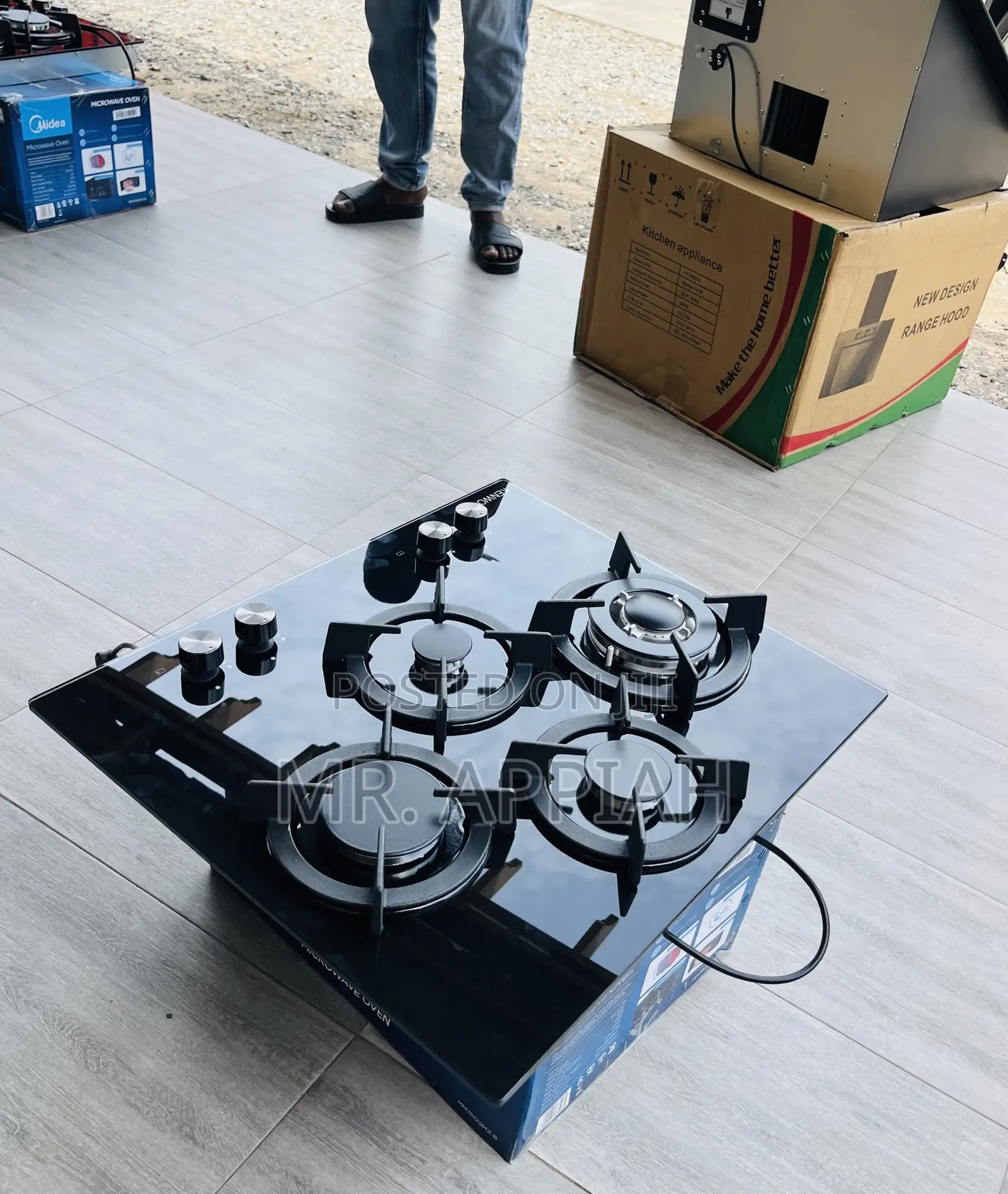 Get Premium Kenwood 60cm 4 Gas Hob.