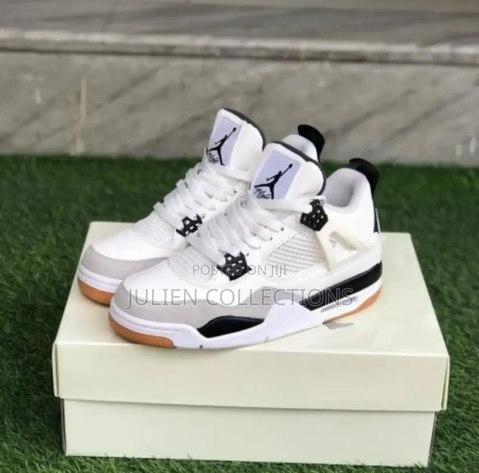 Jordan Retro 4 Sb Black N White