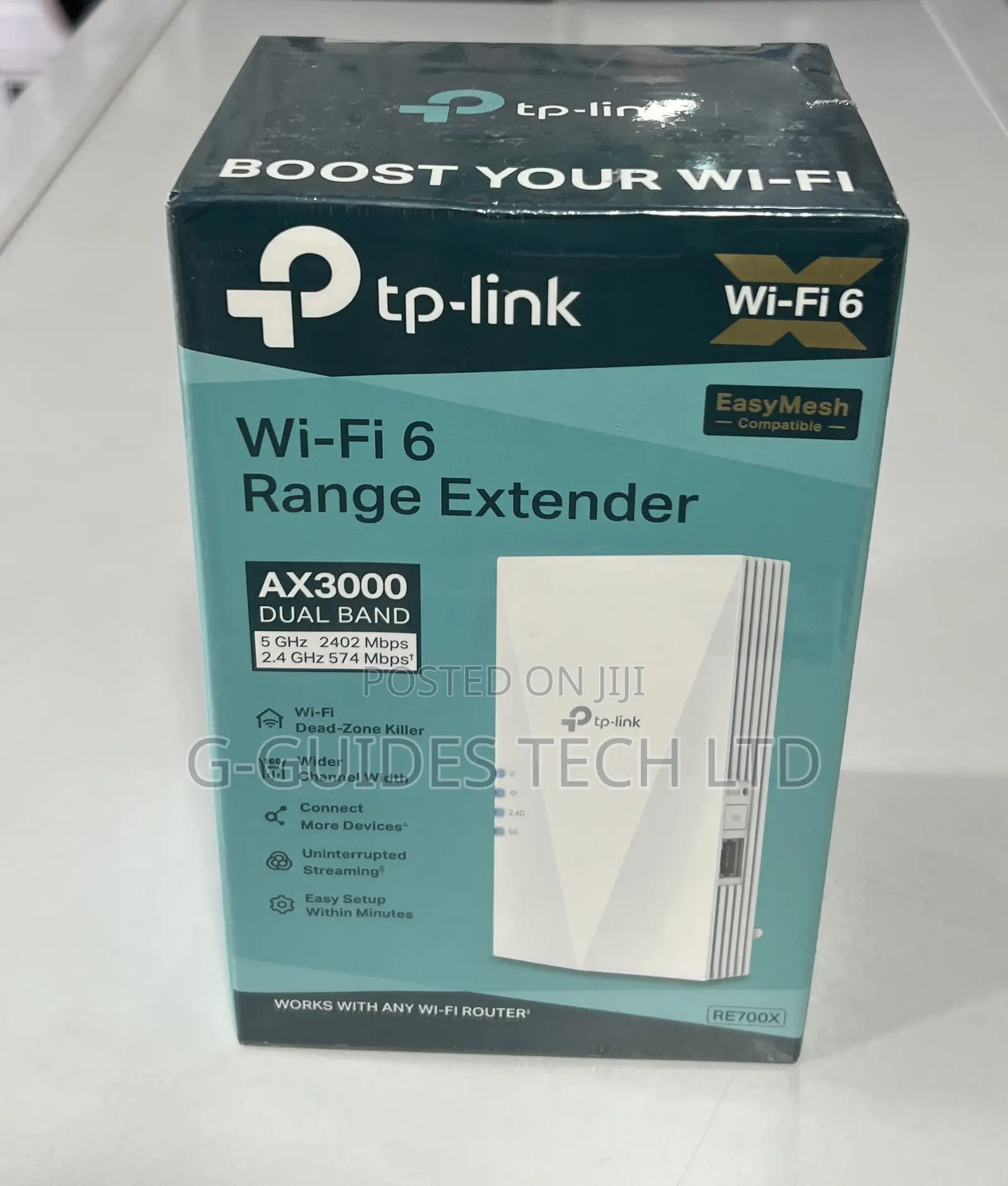 Tp-Link Ax3000 Wi-Fi 6 Range Extender Re700x