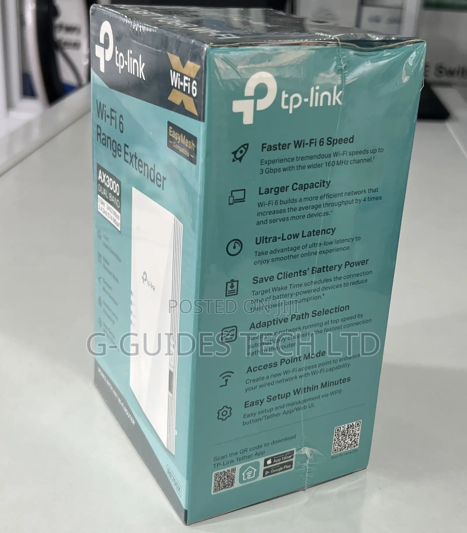Tp-Link Ax3000 Wi-Fi 6 Range Extender Re700x