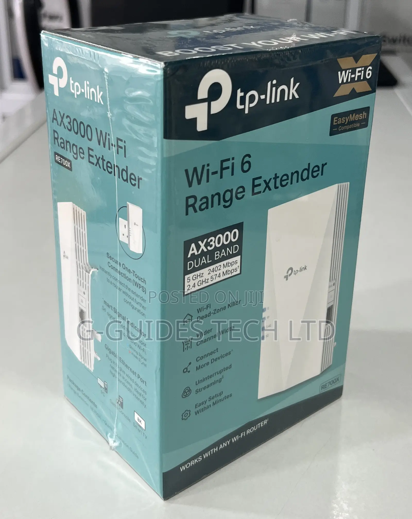 Tp-Link Ax3000 Wi-Fi 6 Range Extender Re700x