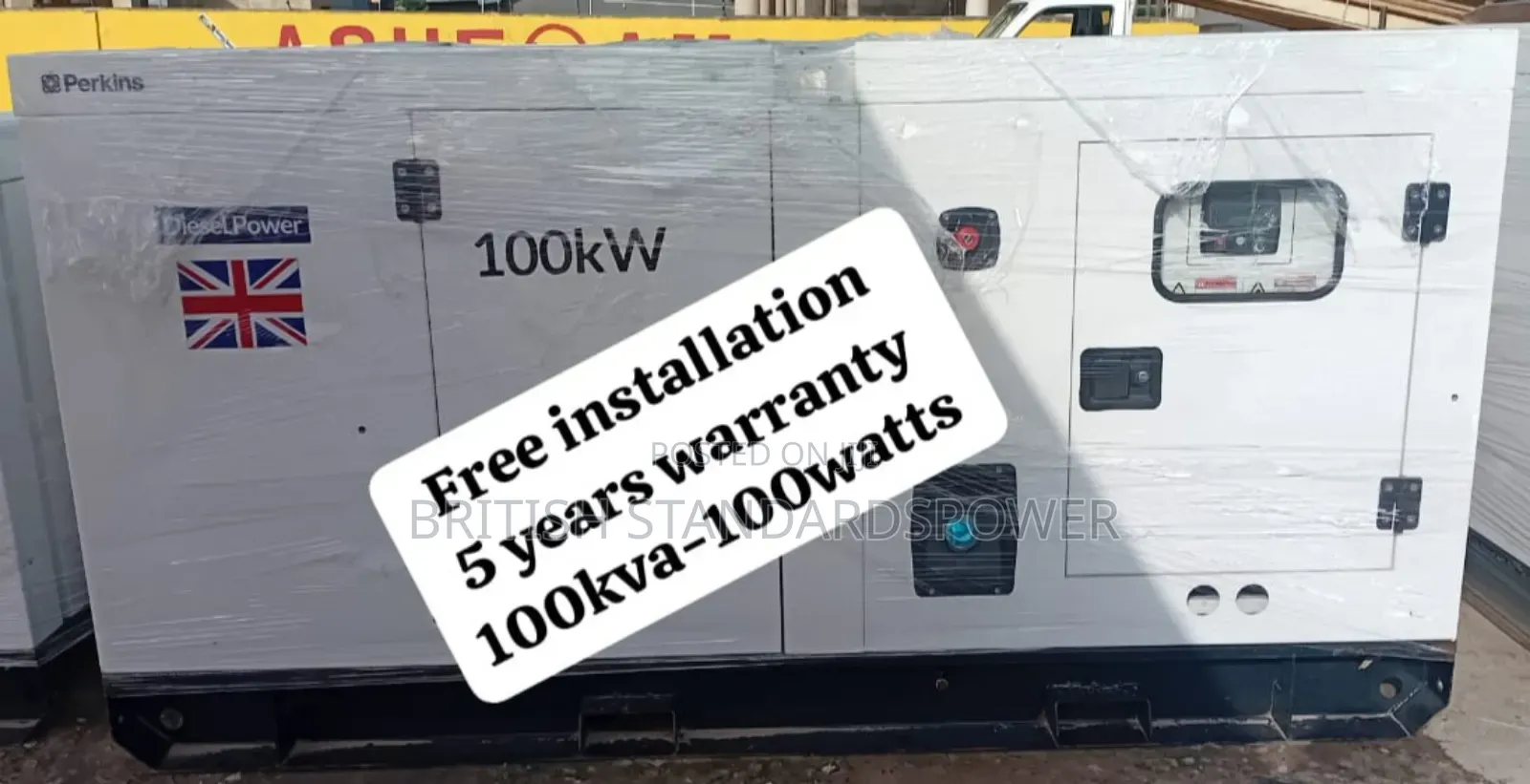 Mechanical Power 100kva Silent Diesel Generator