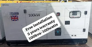 Mechanical Power 100kva Silent Diesel Generator