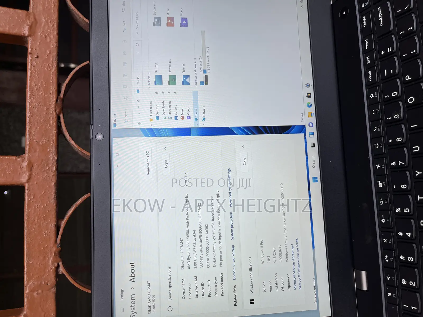 Laptop Lenovo Thinkpad L15 Gen 3 16GB AMD Ryzen 5 SSD 256GB