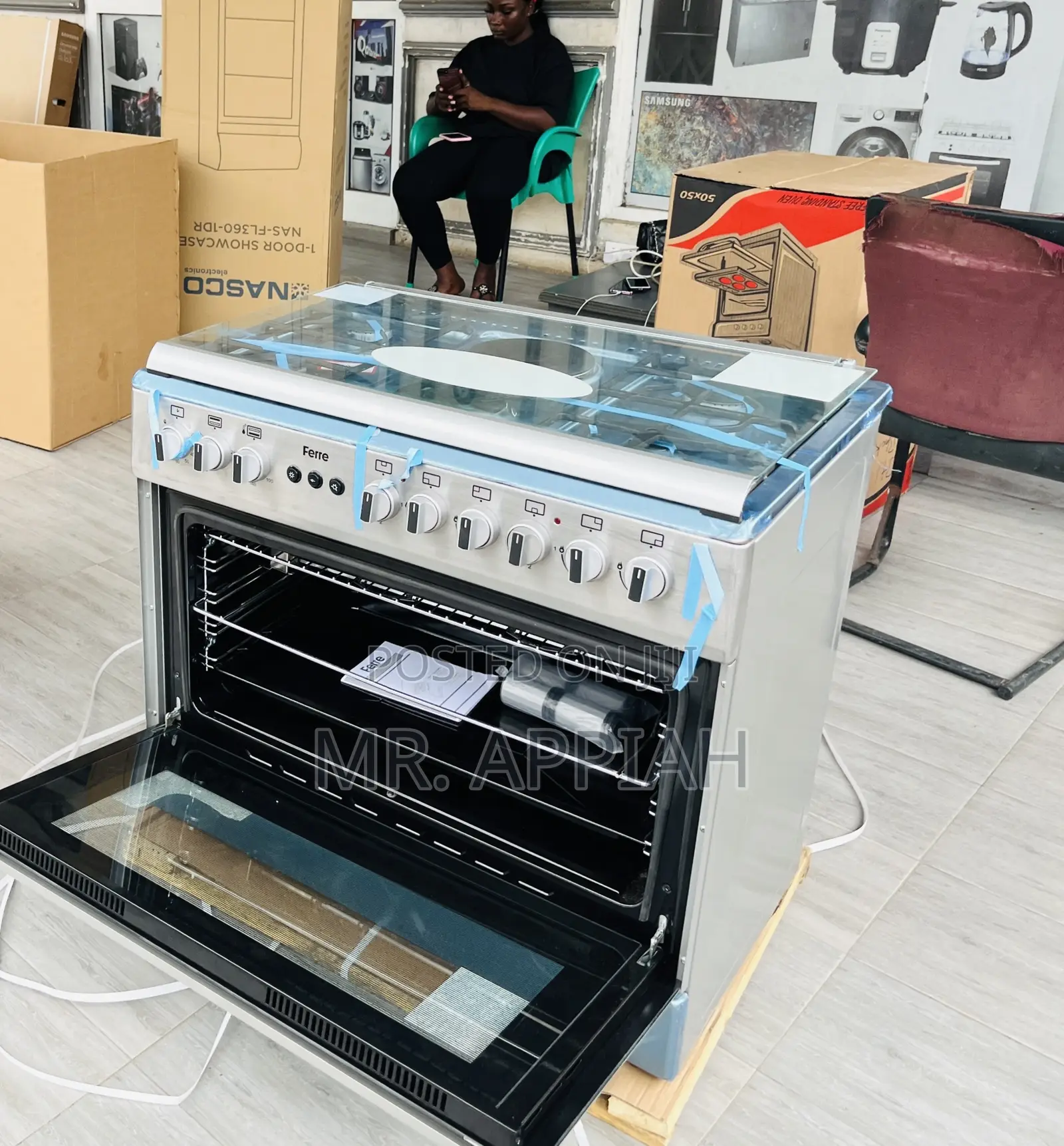 Buy Lovely Ferre 4 Gas With 1 Electric Burner + Oven.