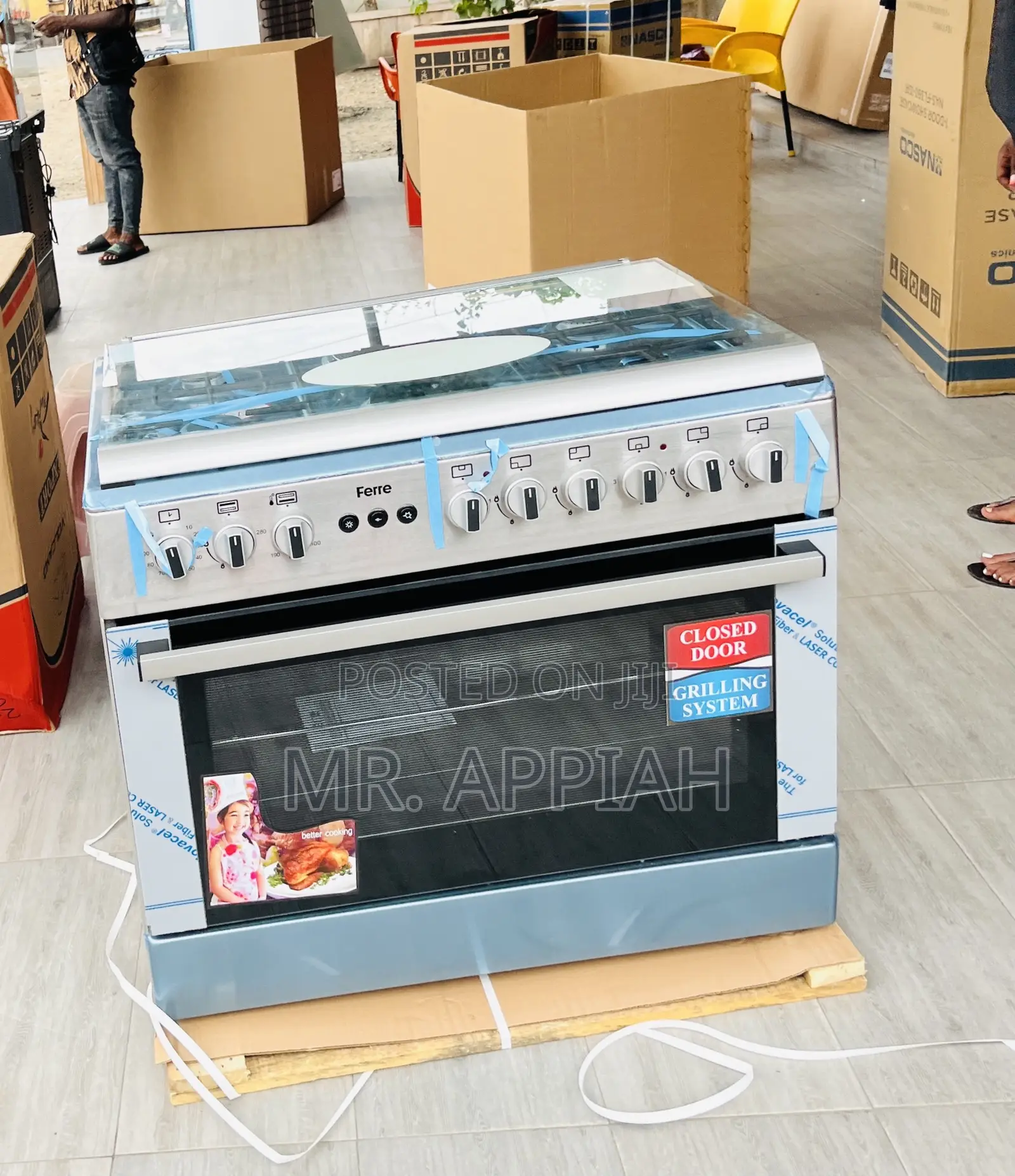 Fantastic Ferre 1 Electric + 4 Gas Burner With Oven.