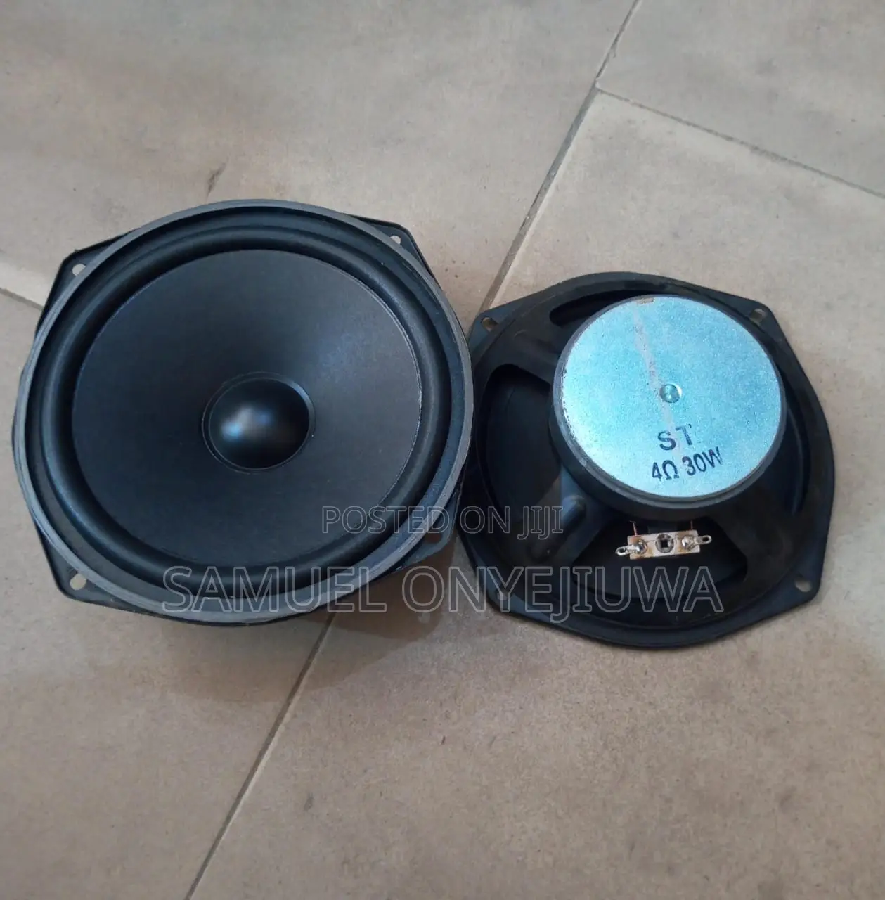 6 Inches Square Stereo Big Magnet Speaker 80watts. A Pair