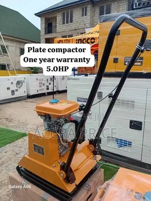 Powerful Ecoolmax Plate Compactor 5hp Gasoline Engine