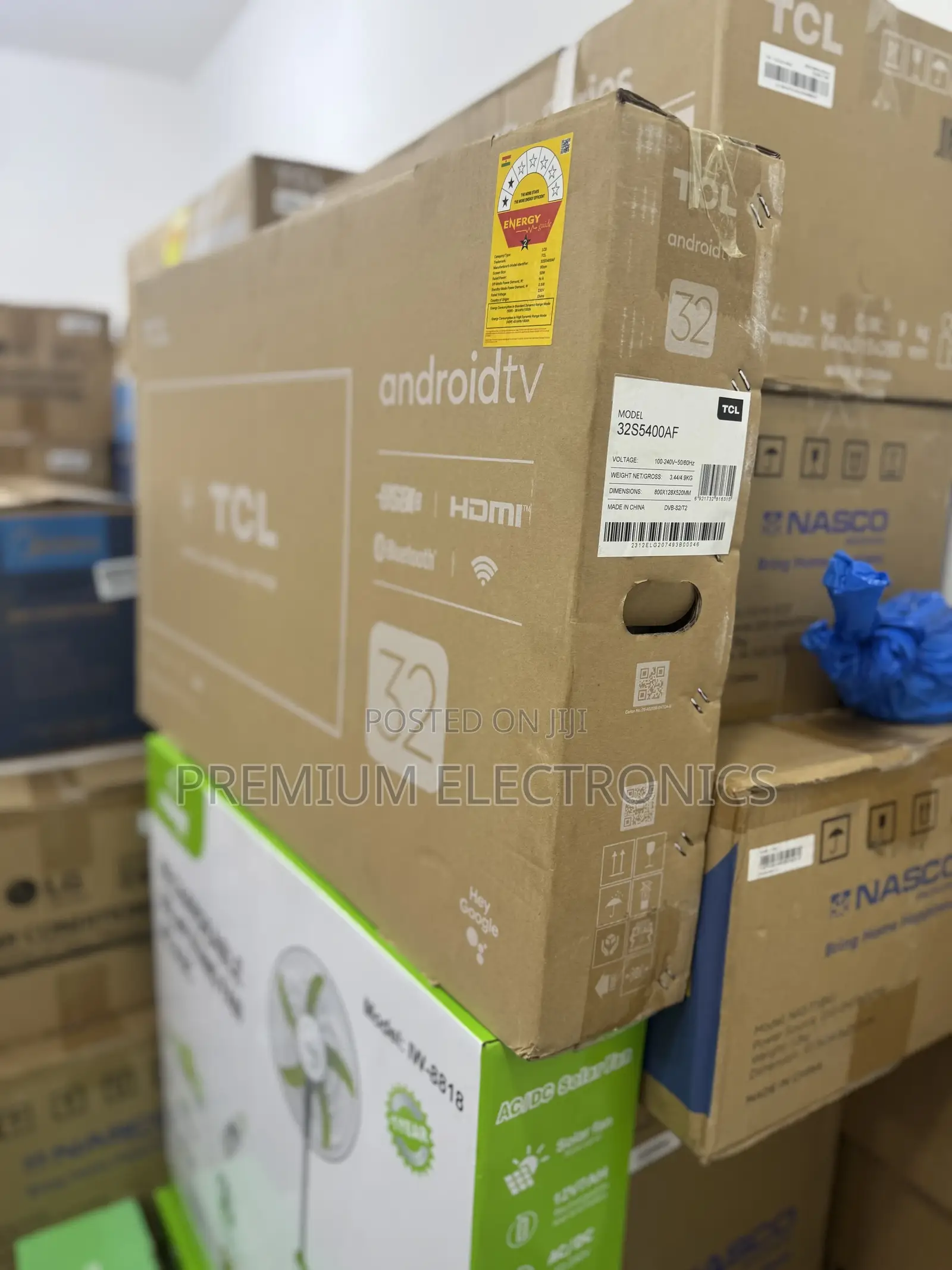 Instant Hdr Rendering 32” Tcl Hd Android Smart Television