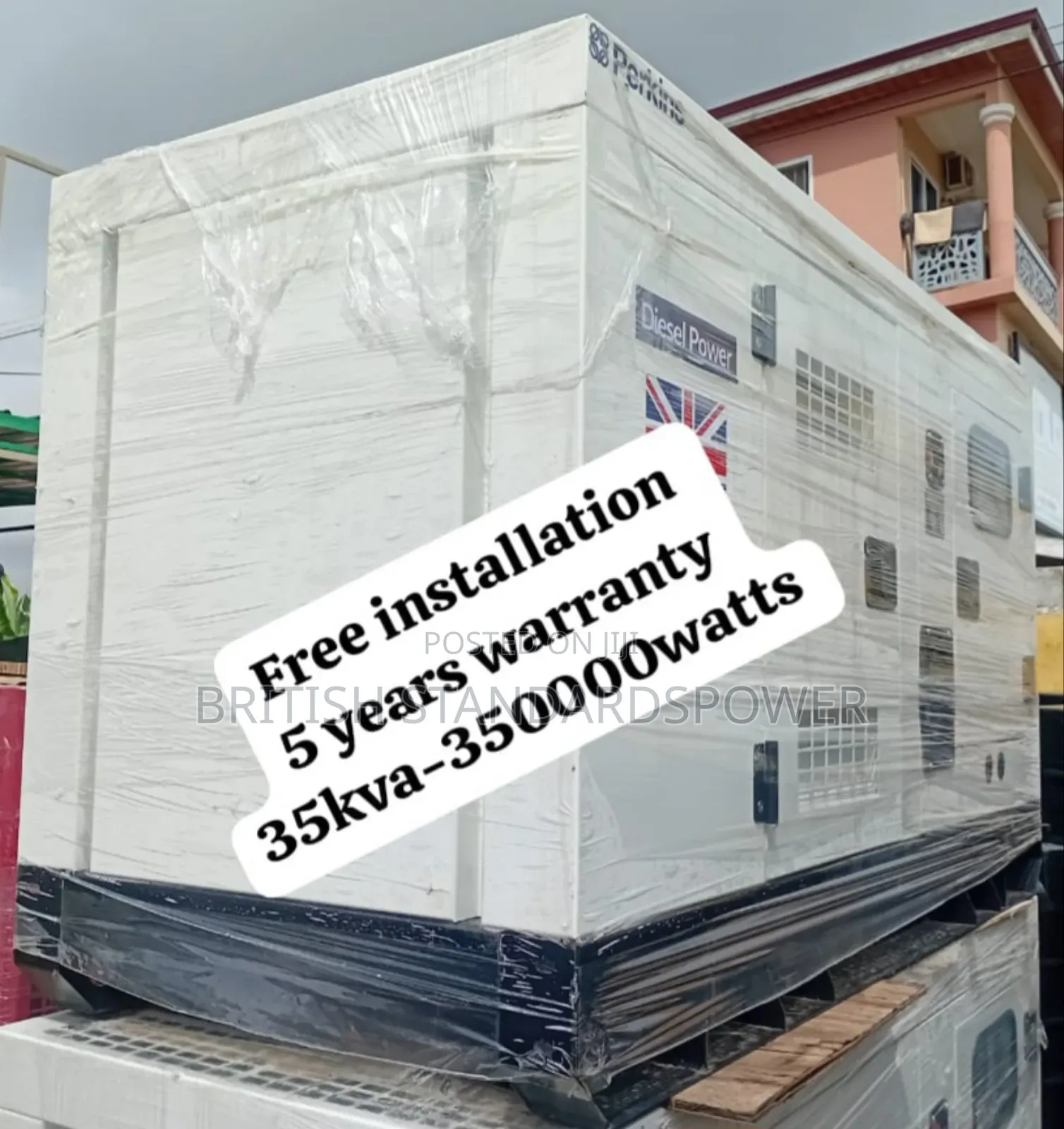Sound Dampened 35kva Diesel Generator