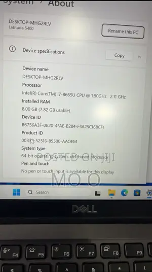 Laptop Dell Latitude 7400 8GB Intel Core I7 SSD 256GB