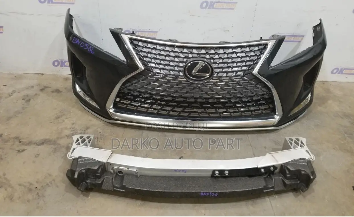 20-22 Lexus Rx350l Front Bumper Black With Fogs Radar