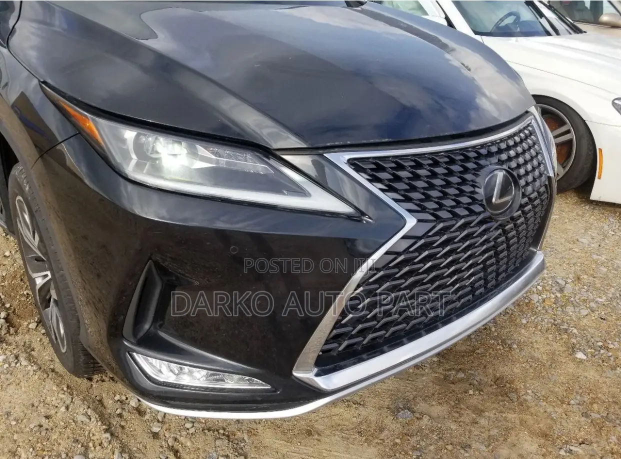 20-22 Lexus Rx350l Front Bumper Black With Fogs Radar