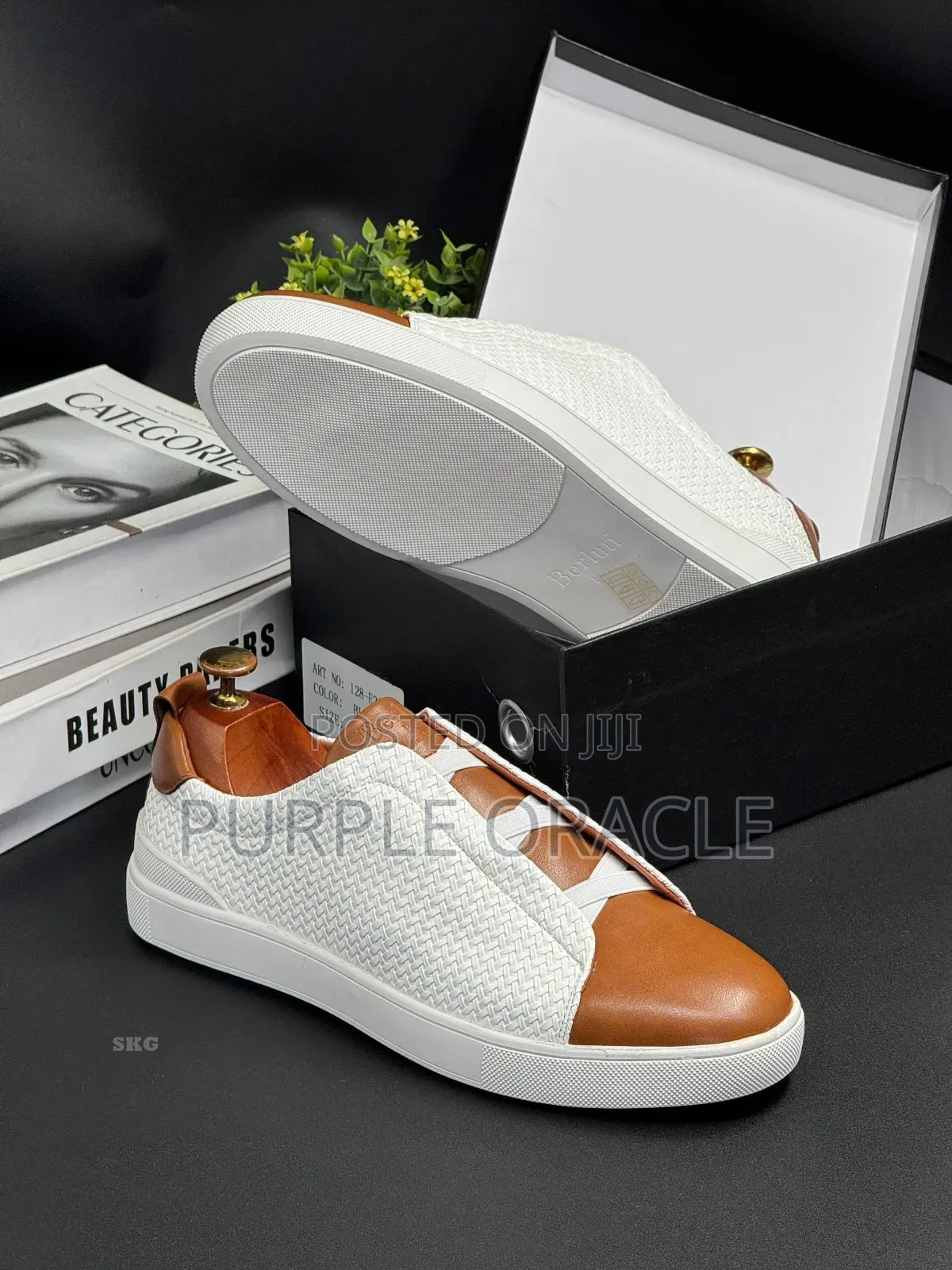 Berluti Slip on Sneakers for Men