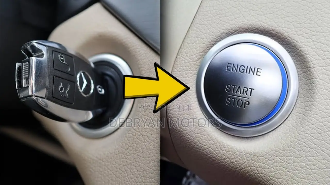 Benz Push to Start Button