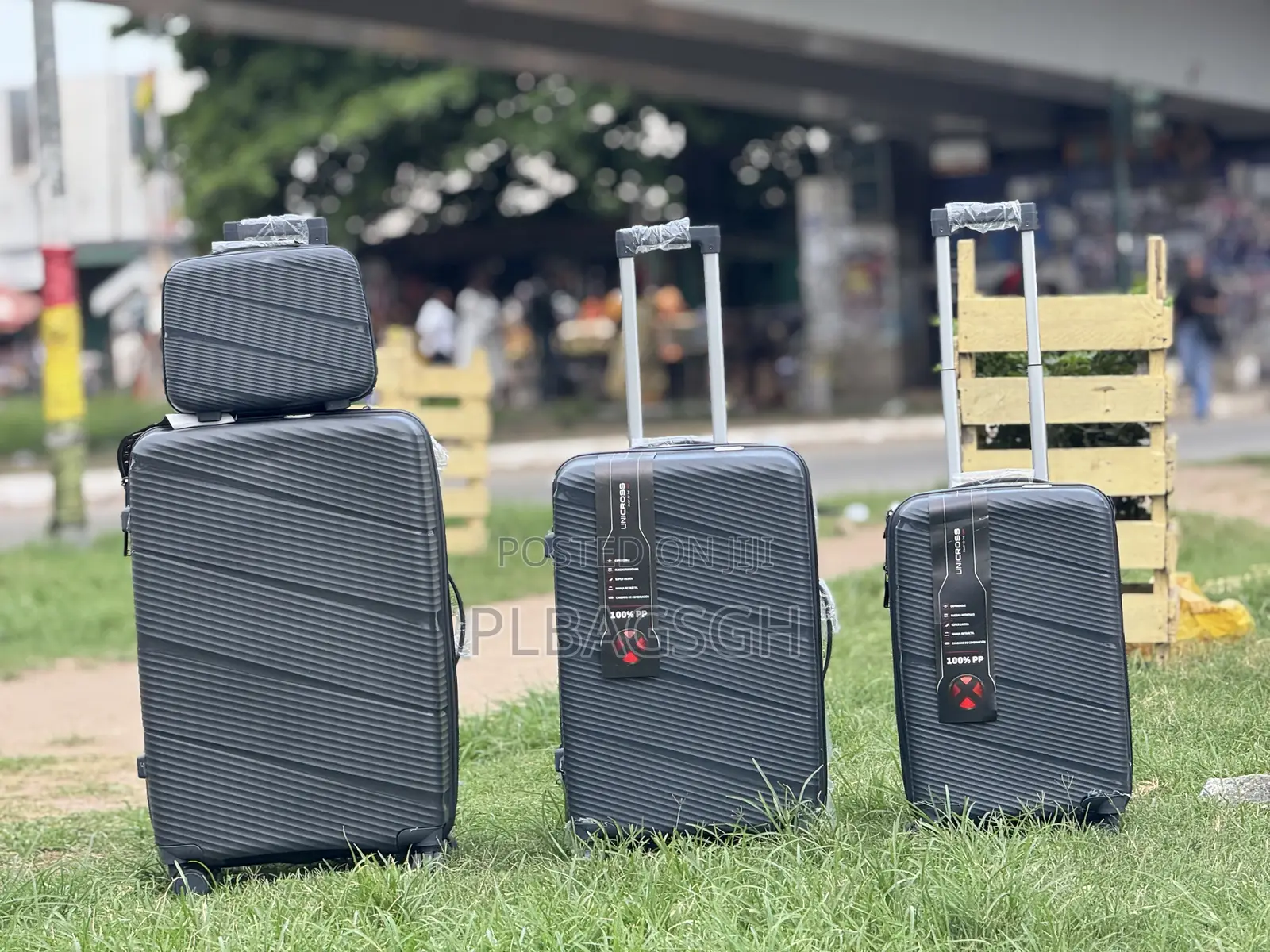 Gray Color Unicross Four in One Bags