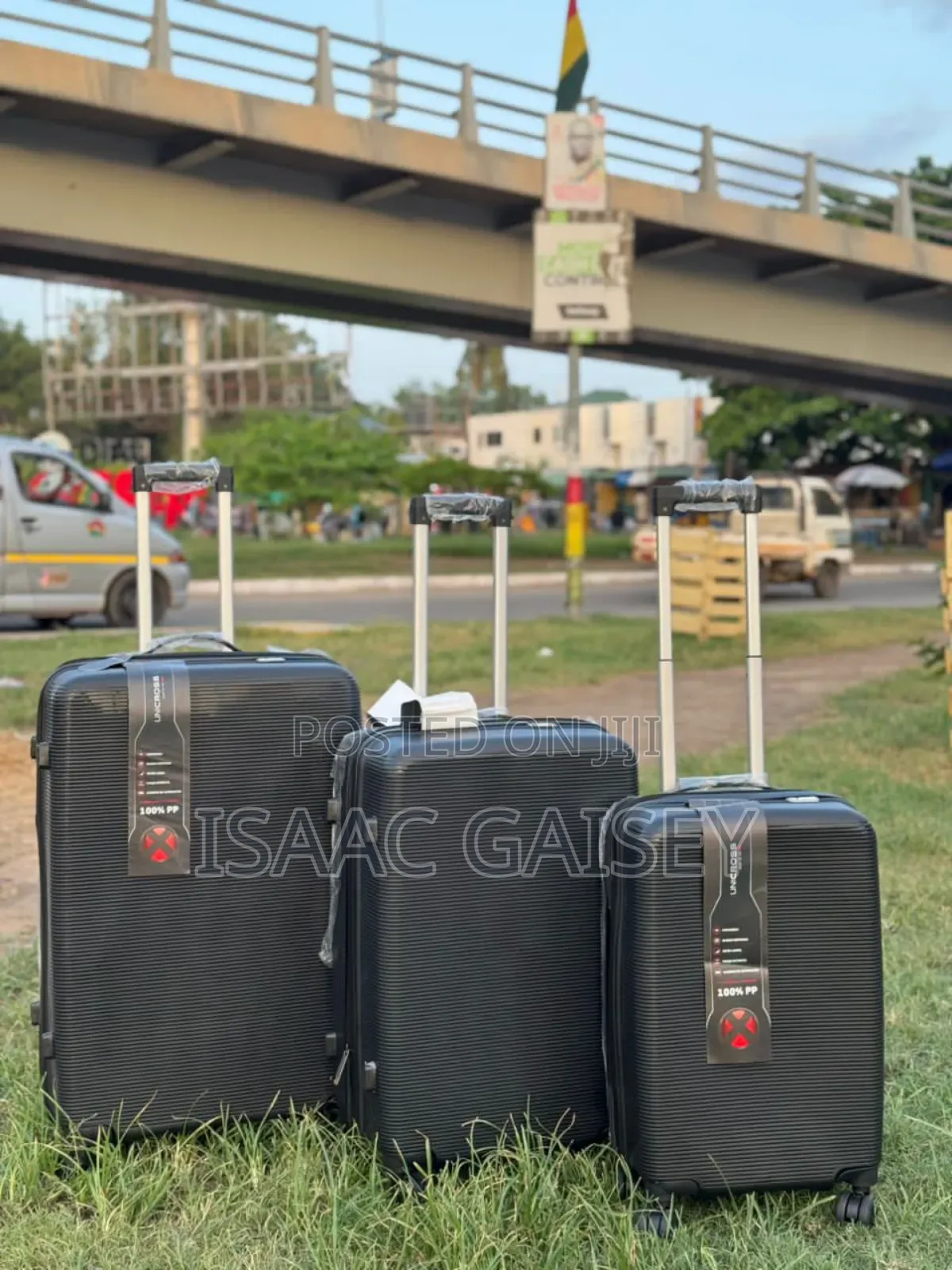 3set Trolling Unicross Anticrake Luggages