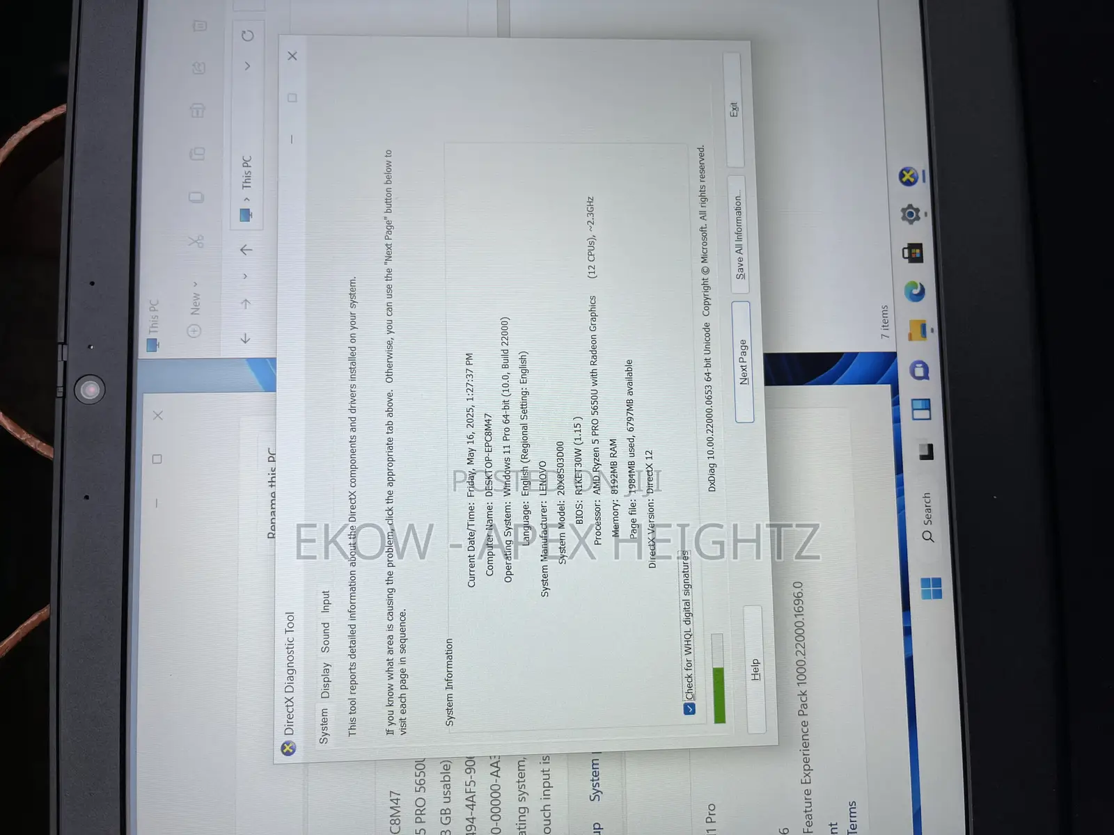 Laptop Lenovo Thinkpad L15 Gen 3 16GB AMD Ryzen 5 SSD 256GB
