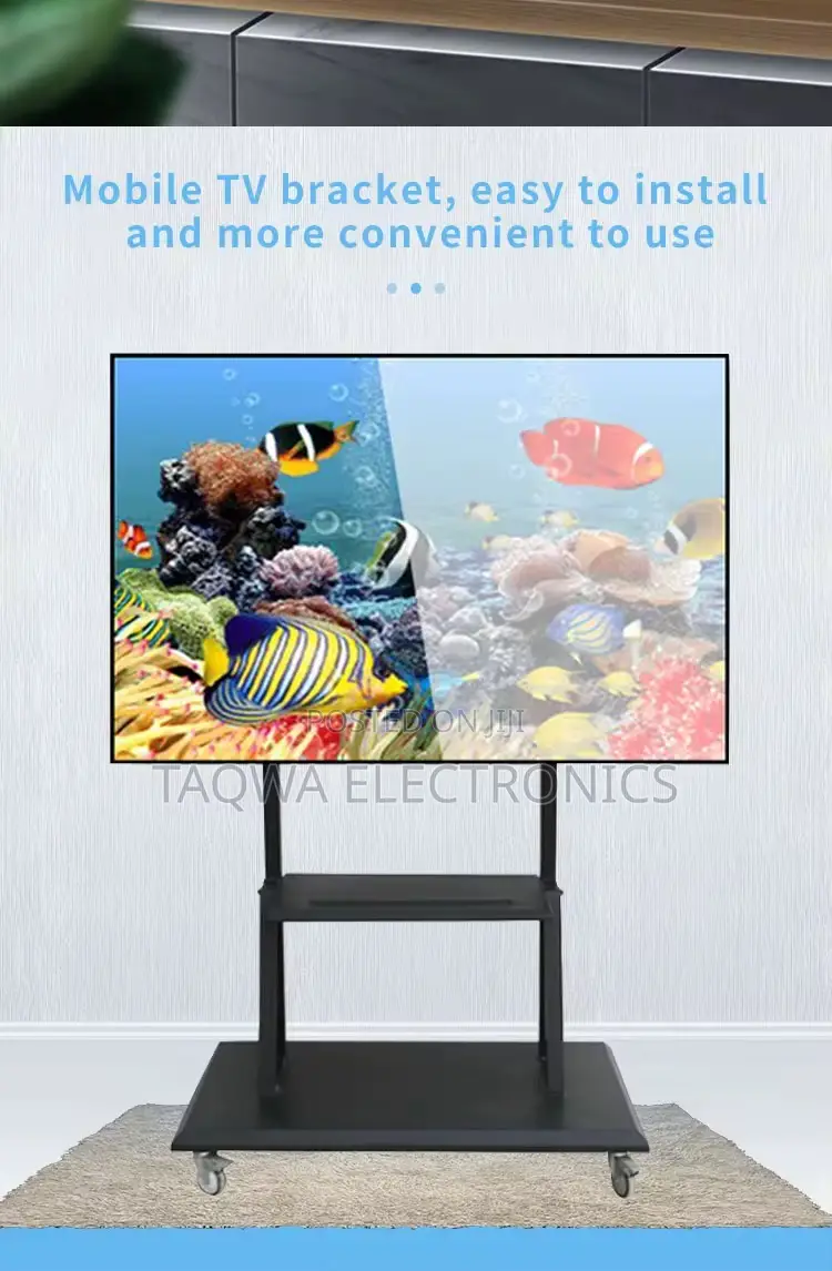Unique-Tv Cart- Mobile Tv Stand 32-75