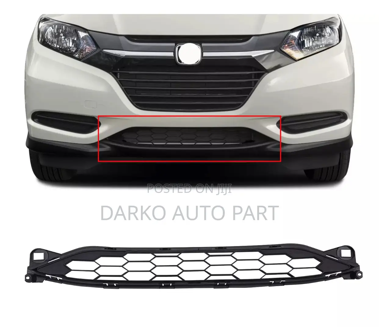 For Hon Da HRV 2016 2017 2018 Front Bumper Grille Black