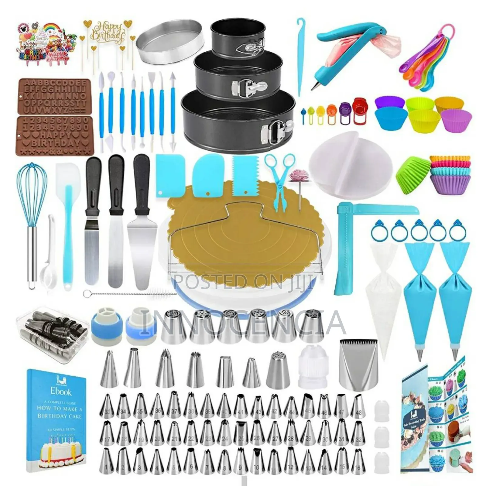 512-Piece Cake Decorating Set in a Box
+ Free 50-Page Ebook