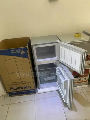 Nasco Table Top Double Door Fridge With Top Freezer (86l)