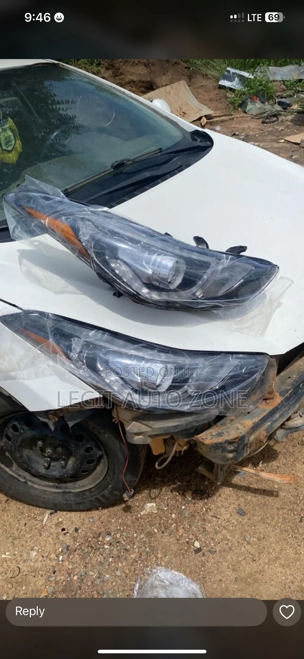 Hyundai Elantra 2012,2013,2014,2015 Led Headlights