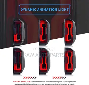 2014-2020 Led Smoked Rear Light For Toyota Tundra .
