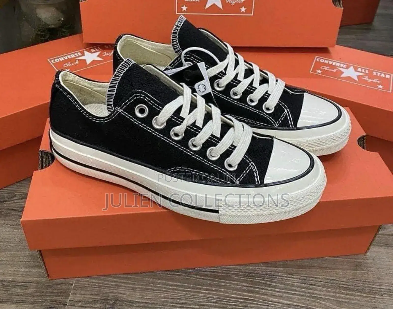 Converse All Star Low Black White