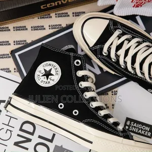 Photo - Converse All Star Long Black White