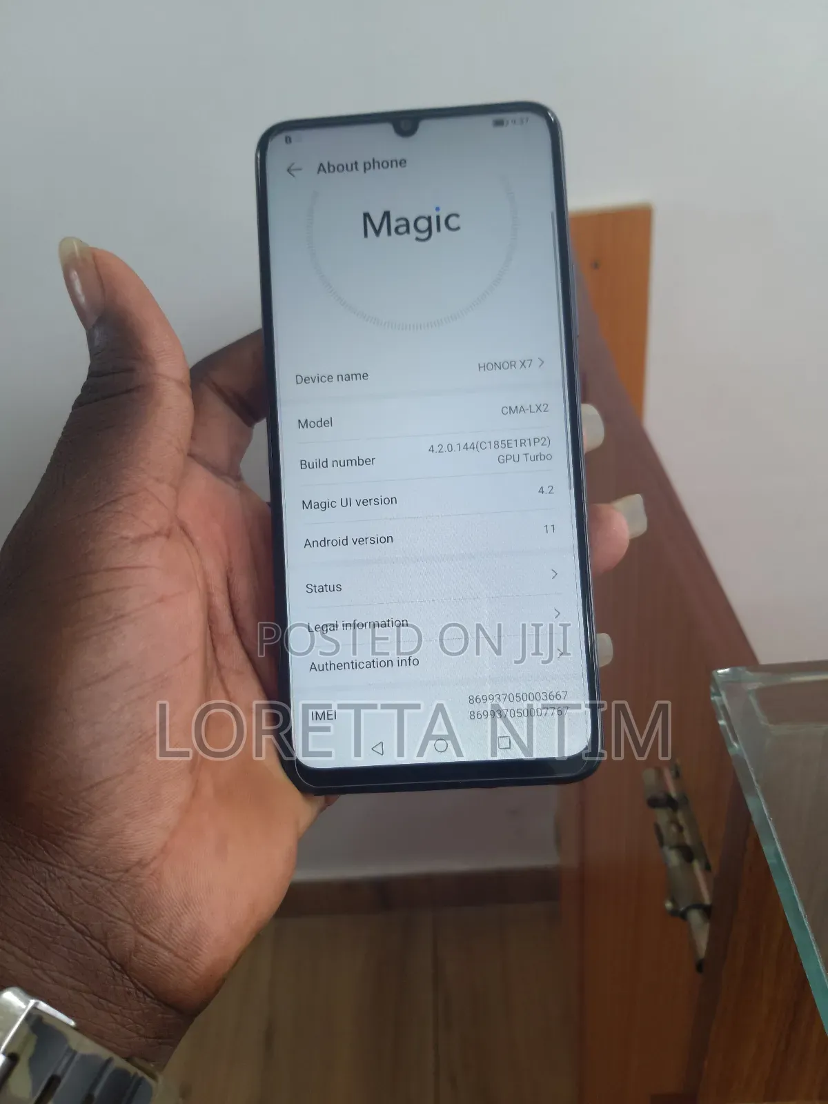 Honor X7 128 GB Black
