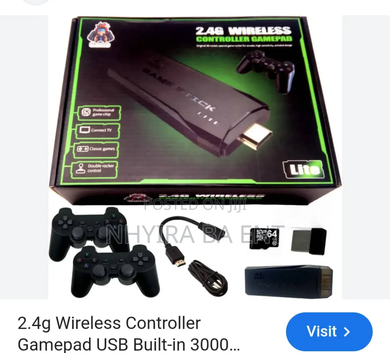 Video Gamepad Console With Games