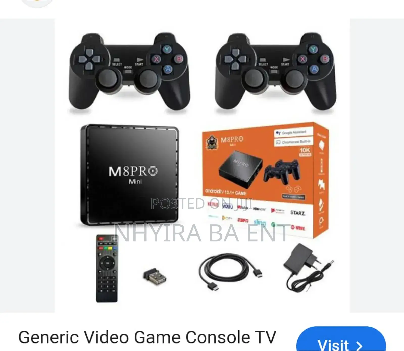 Video Gamepad Console With Games