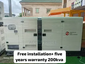 Actual Power Capacity Perkins 200kva Diesel Gen 200kw Genset