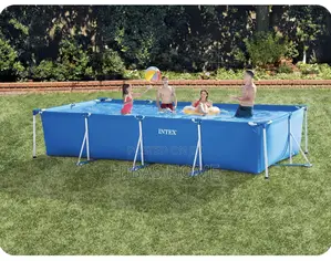 Intex Rectangular Family Size Swimming Pool 450x220 X84cm