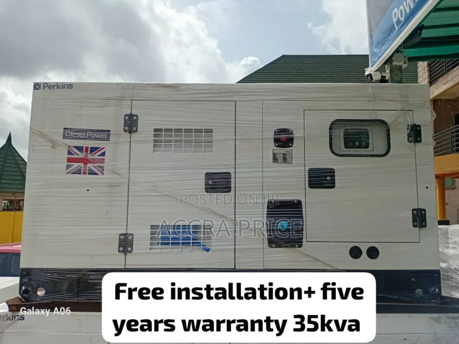Actual Power Capacity Perkins 35kva Diesel Gen 35kva Genset