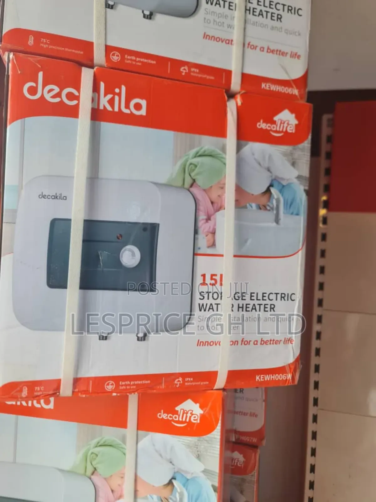 15l Rapid Heating// Decakila Electric Water Heater