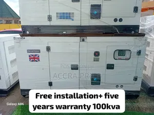 Actual Power Capacity Perkins 100kva Diesel Gen 100va Genset