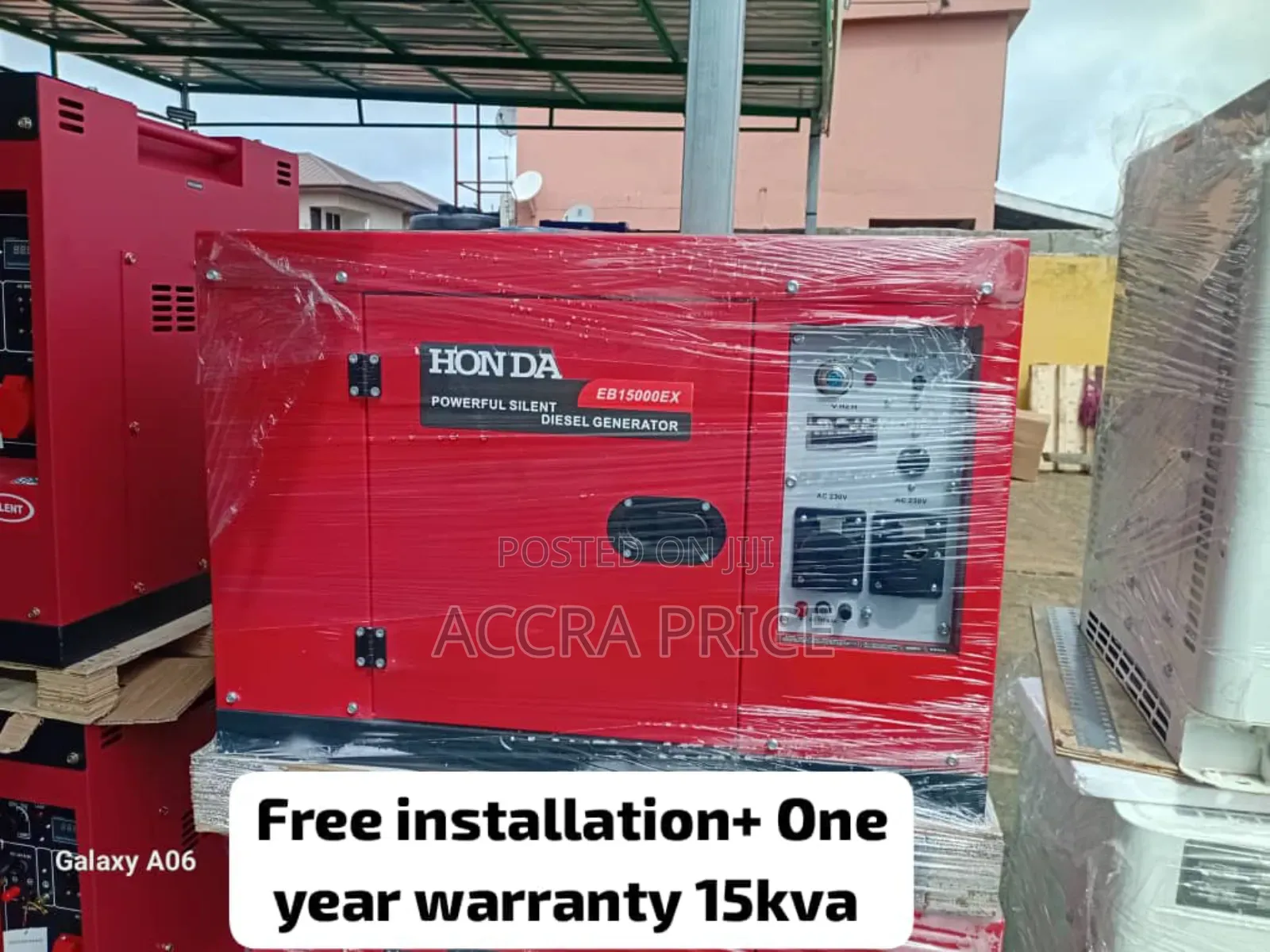 Actual Power Capacity Honda 15kva Diesel Gen 15kva Genset