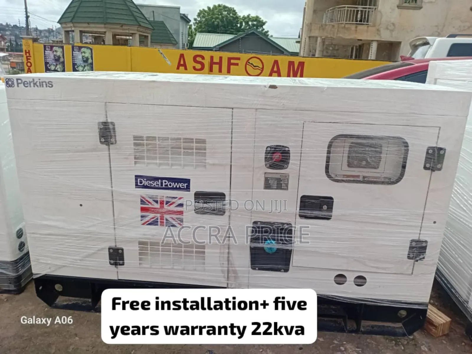 Actual Power Capacity Perkins 22kva Diesel Gen 22kva Genset