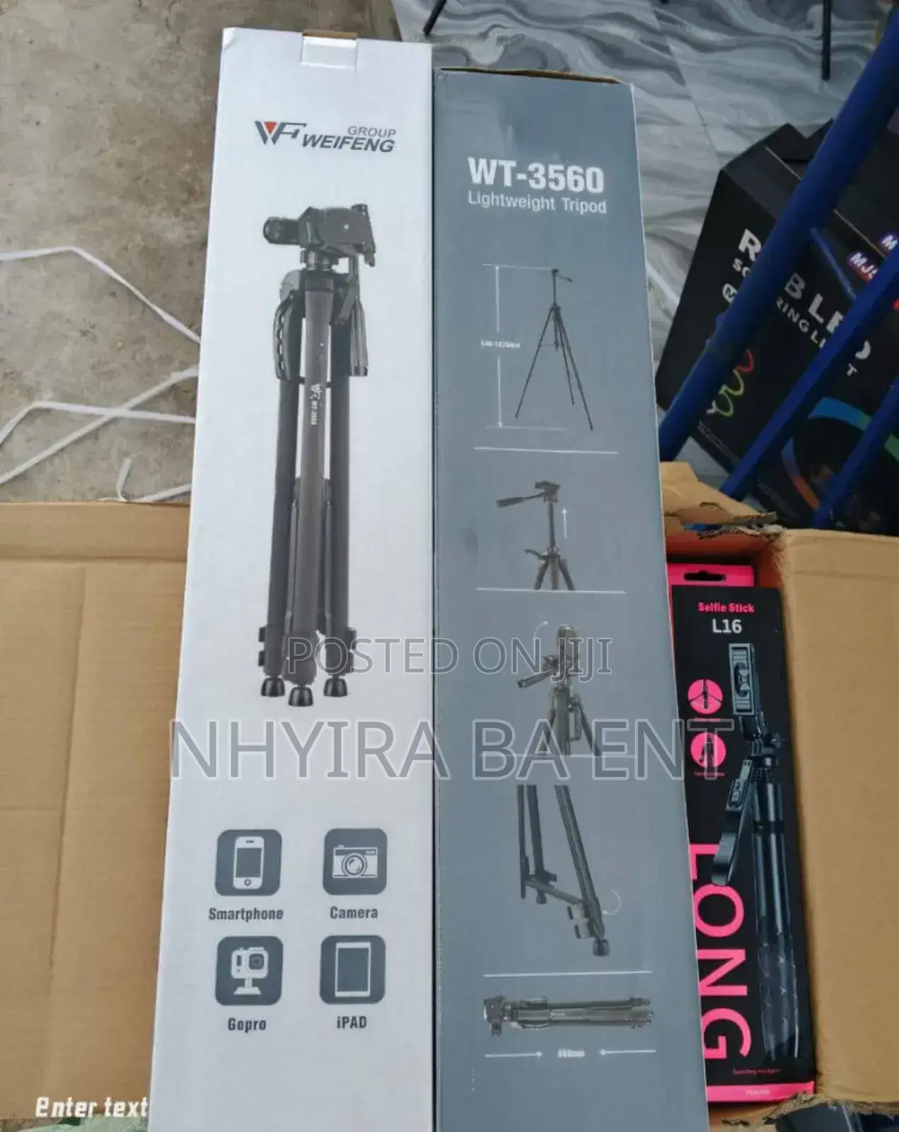 Tripod Camera and Phone Stand and Holders